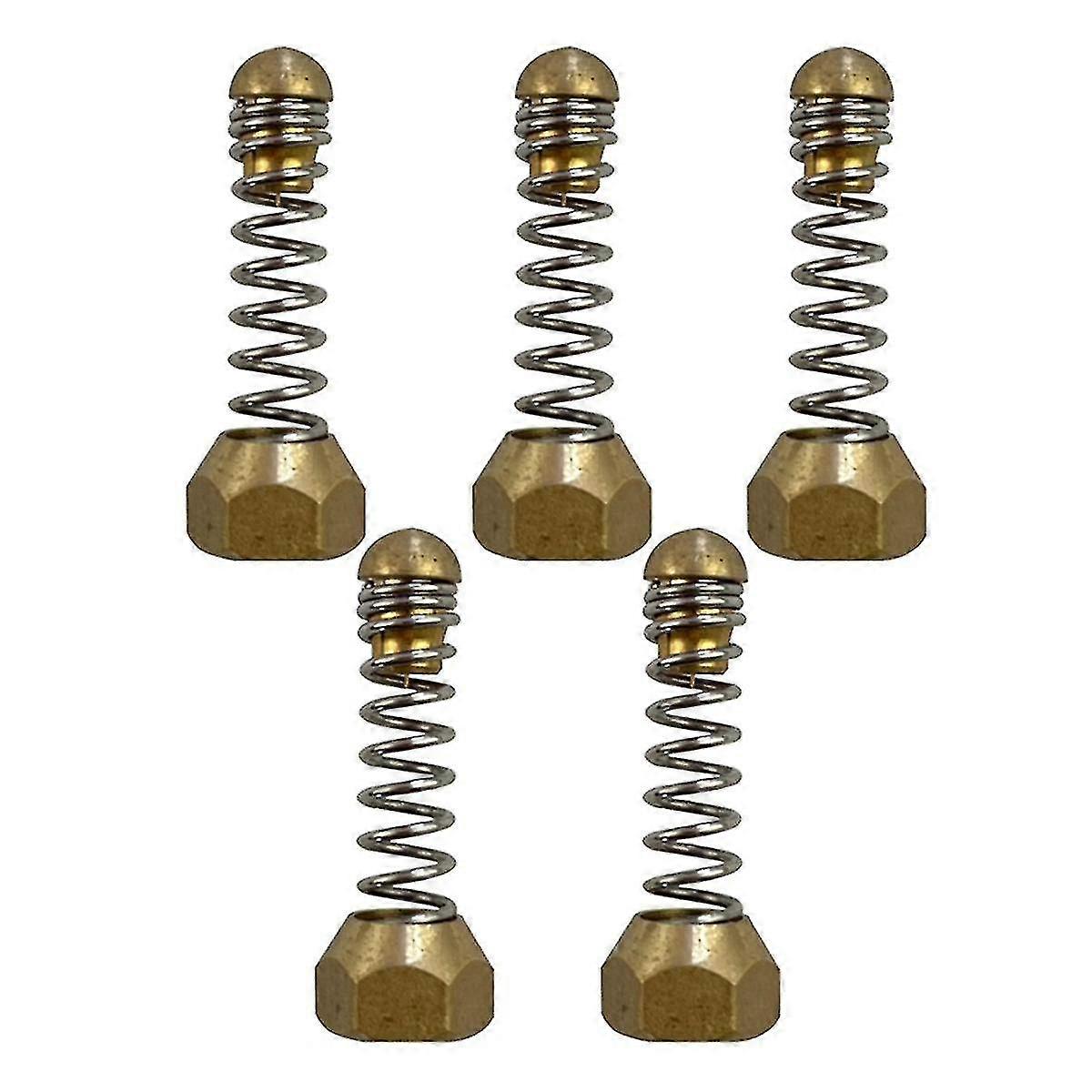 5pcs 1/8 Internal Thread Pressure Washer Pipe Nozzles,sewer Drain Pipe Spring Ejectors,cleaning Vib-Excellence