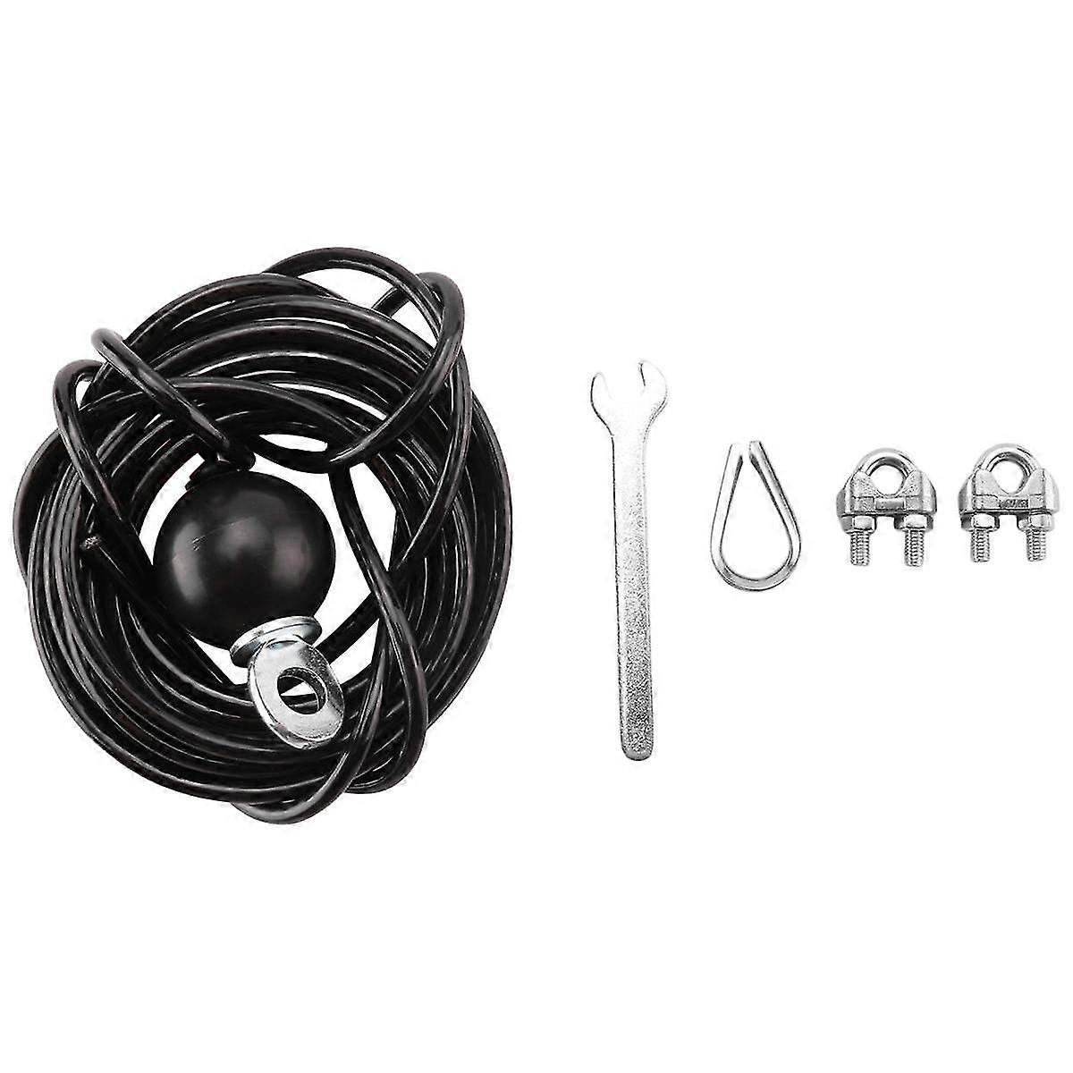 400cm Home Gym Fitness LAT Pulldown Cable Replacement, Adjustable Length for Pulley System Cable Machine