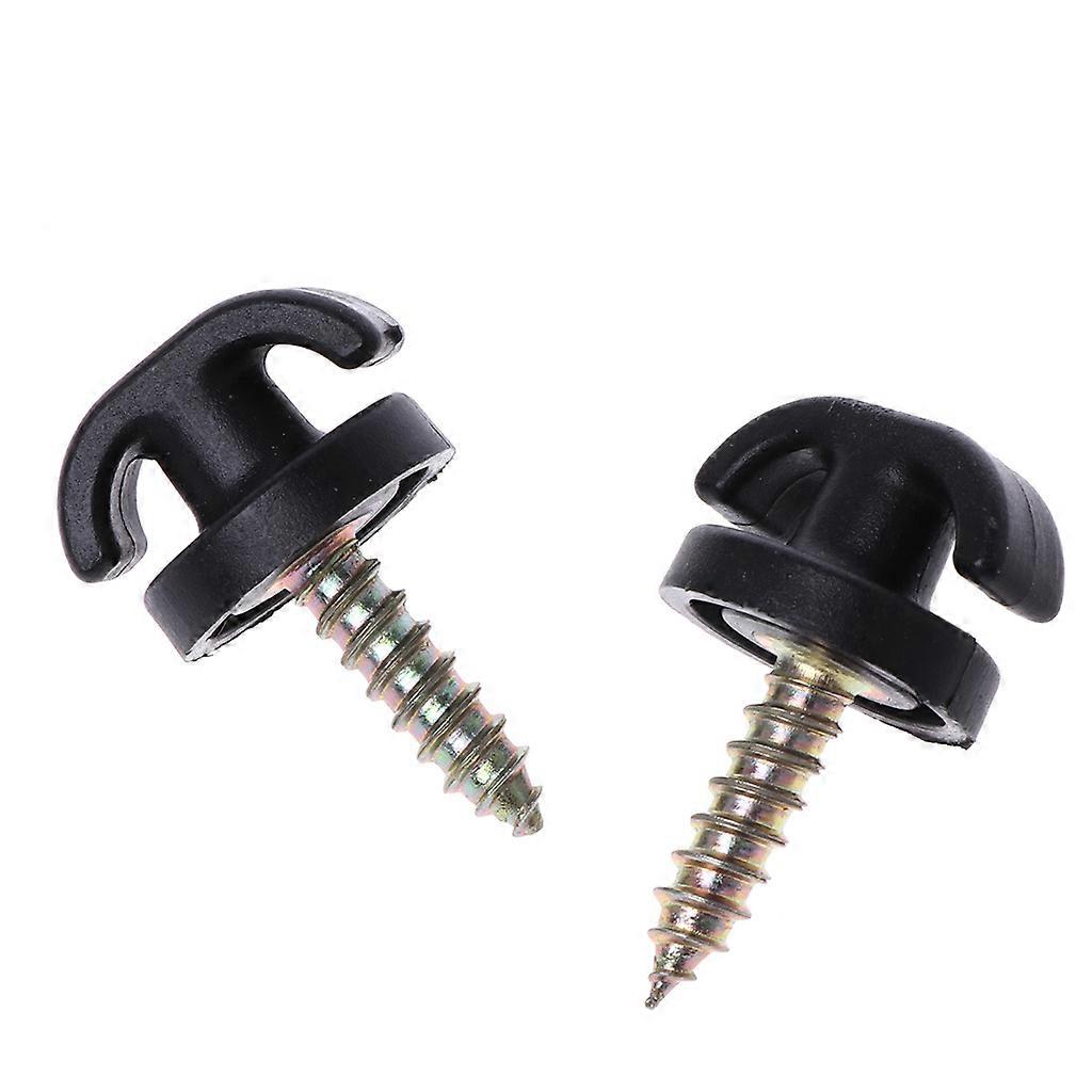 2 Pcs Universal Car Rear Trunk Envelope Cargo Net Tie Down Hook Ring Loop Hanging