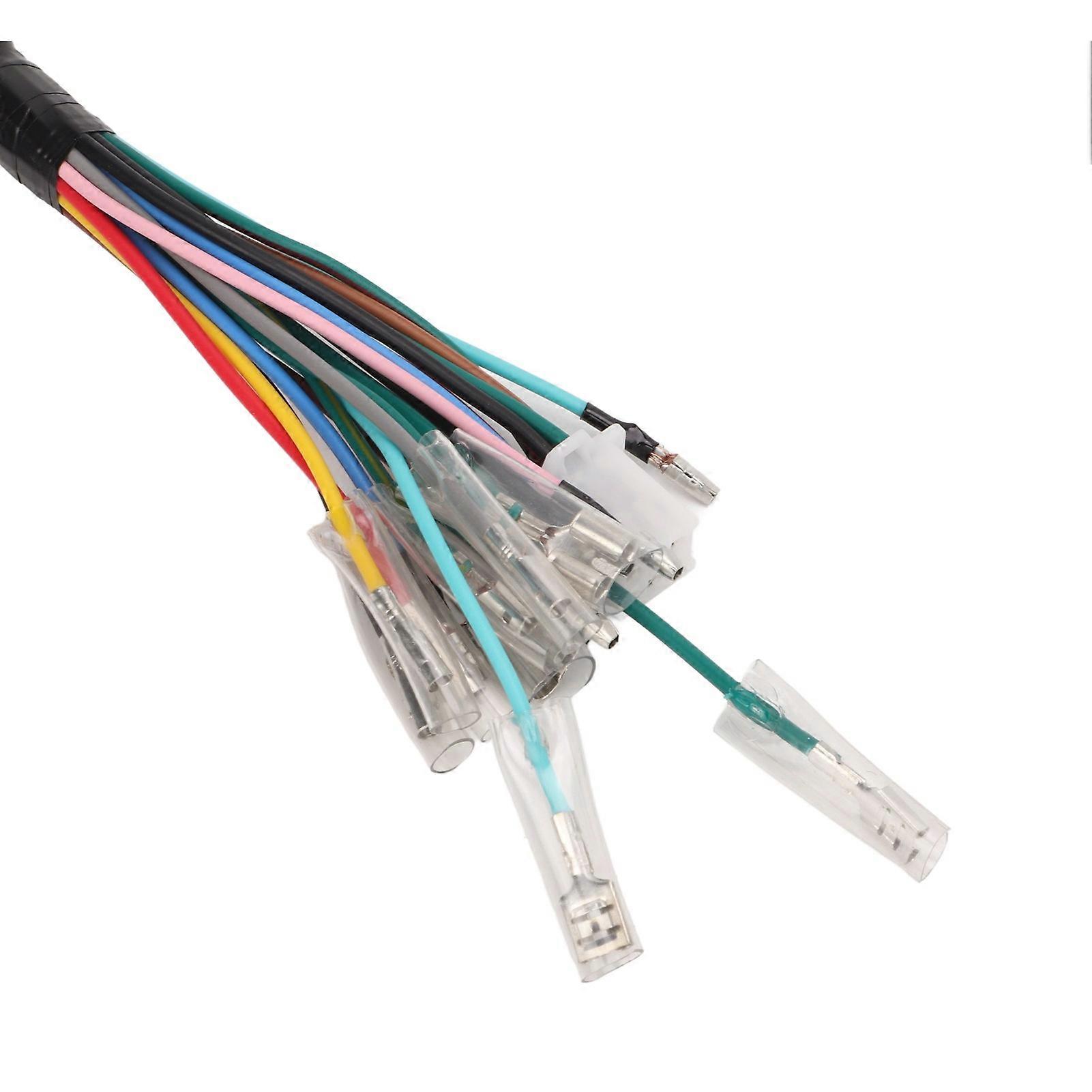 Chicote de Fiação de Início Elétrico ABS TPU Substituição Resistente ao Calor Resistente ao Desgaste Flexível para TMX 155