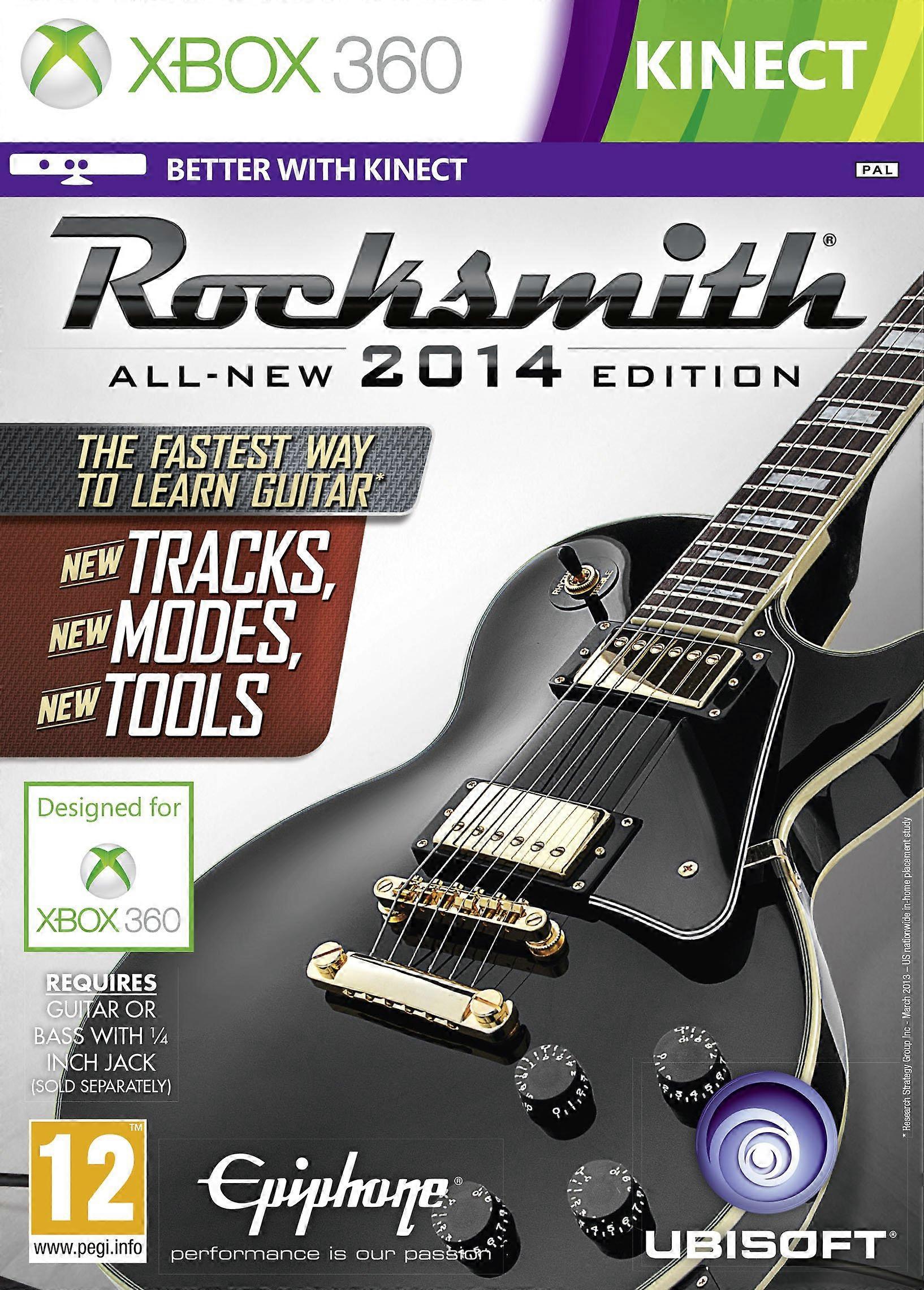 Rocksmith 2014 Edition - Includes Real Tone cable (Xbox 360) - PAL - New & Sealed