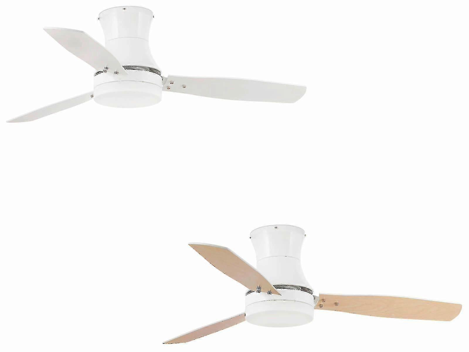 Ventilatore da soffitto Tonsay bianco con luce e telecomando