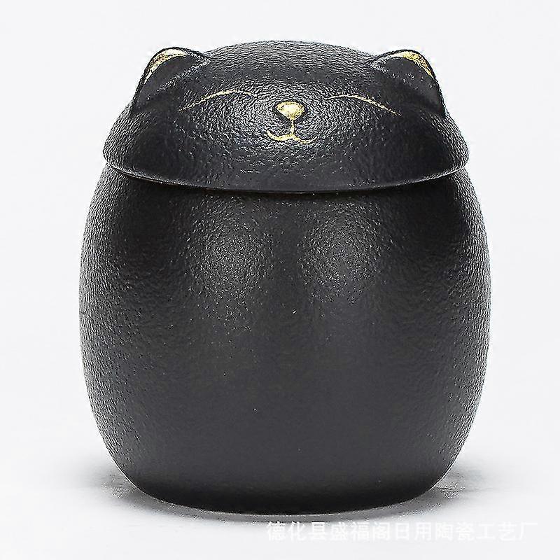 Cat Urn For Cat Ashes Keepsake Pet Urns Cats Black Cat Urn 200ml
