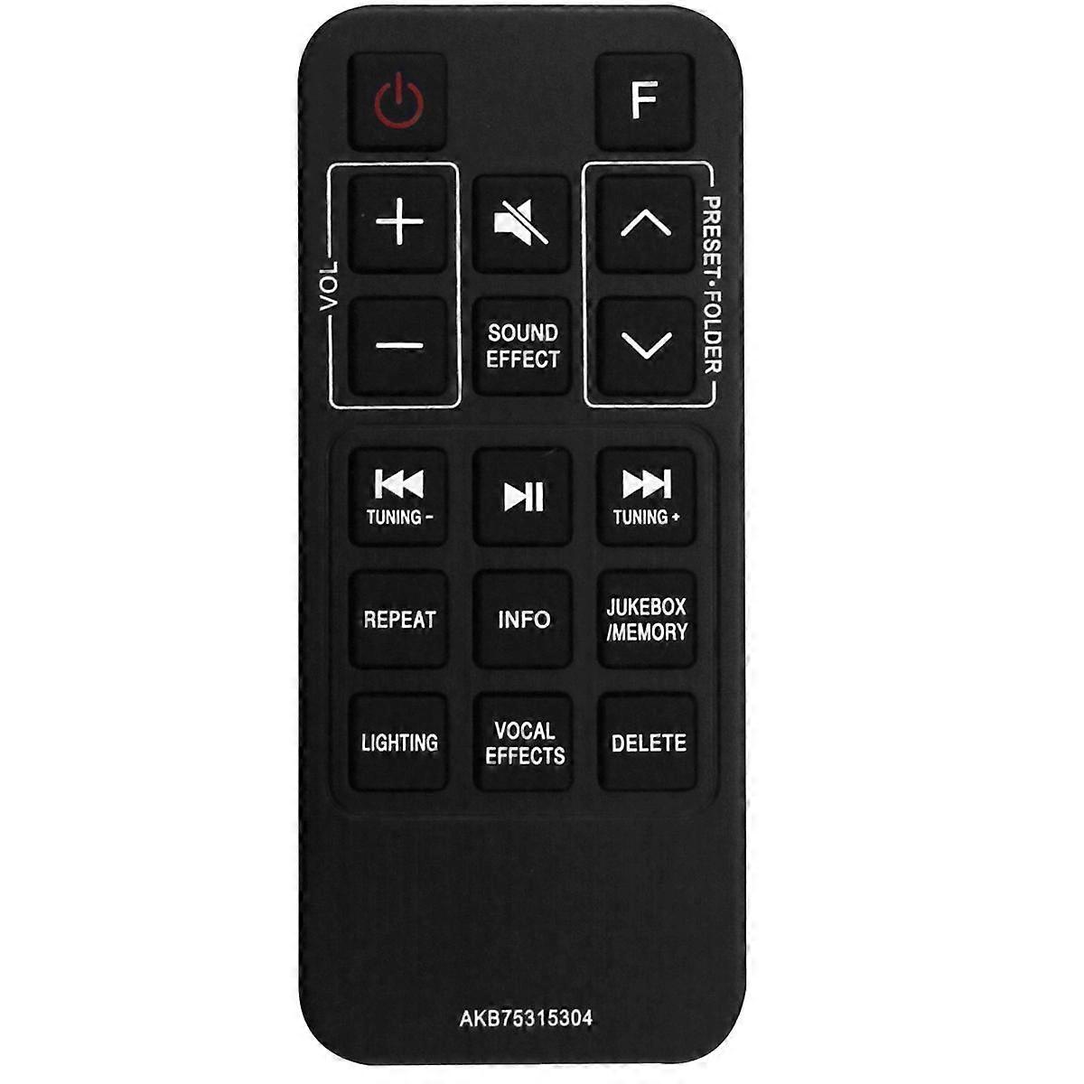 AKB75315304 Replace Remote Control for SoundBar Home Audio Systems