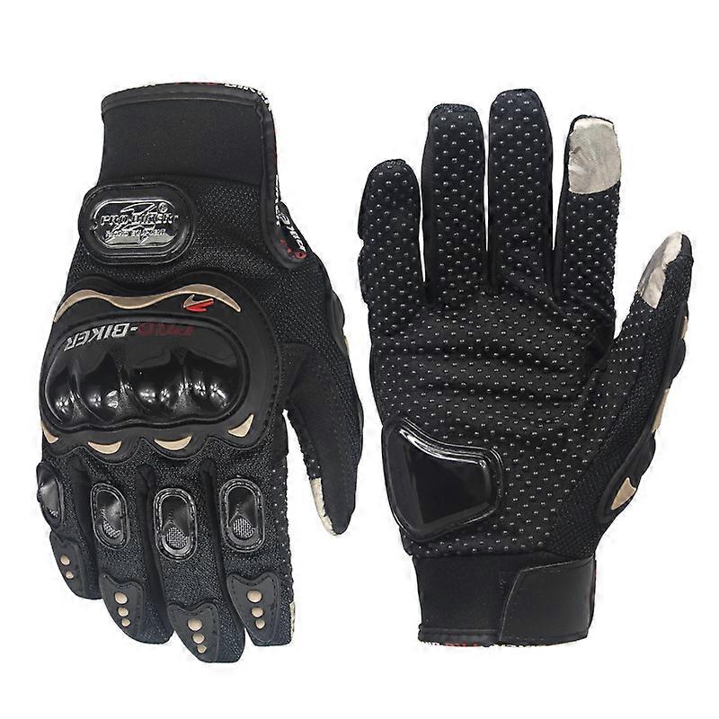 off-road riding wearable long finger touch screen anti-fall gloves