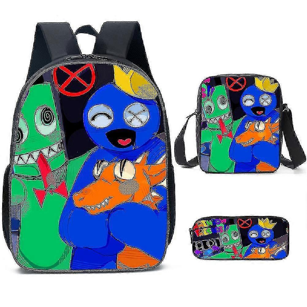 New  Rainbow Friends Schoolbag Backpack For Primary School Students