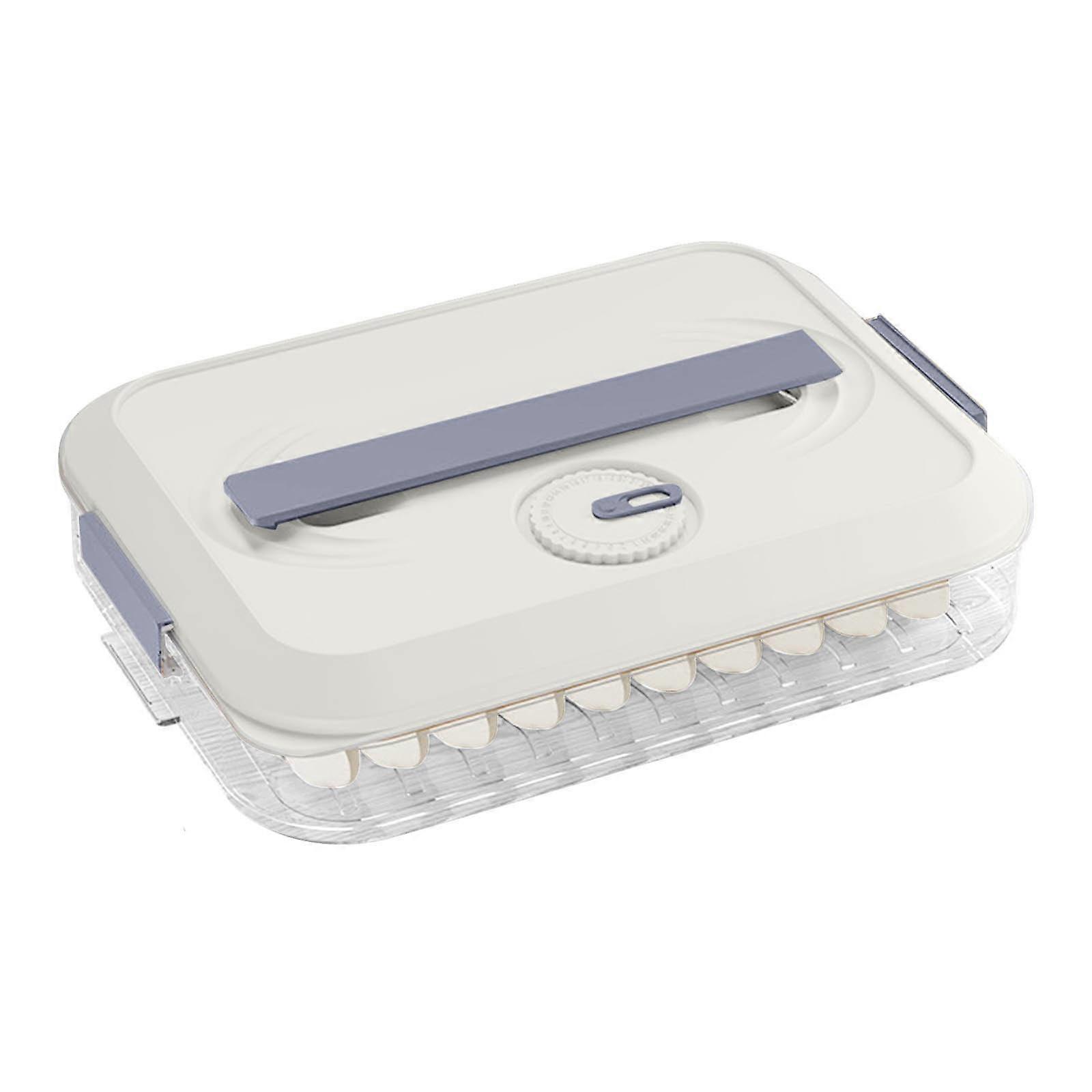 Dumpling Box Well Sealed Storage Container Multi-layer Storage Drawer Stylish Storage Container Easy Storage Box Food Refrigerator Container