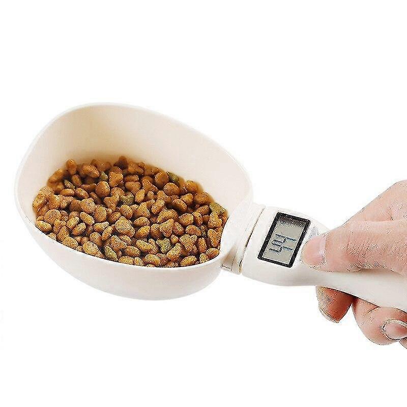800g / 1g كأس ميزان أغذية الحيوانات الأليفة للكلاب القط تغذية وعاء المطبخ مقياس ملعقة تغذية