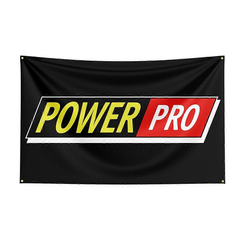 90x150cm Power pros Flag Polyester Printed  Car Banner For Decor