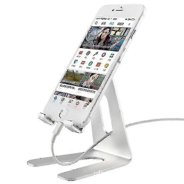 mobile Accessory Charge Stand Phone Holder(silver)
