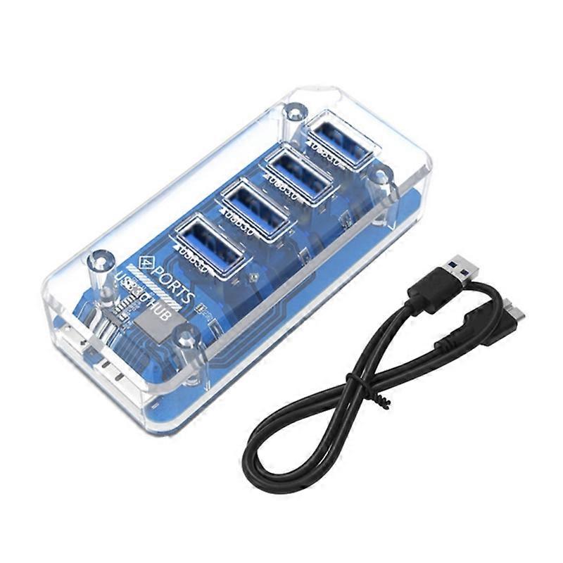 USB Splitter 5Gbps Fast Data Transfer 4-Ports Universal Compatibility USB HUB