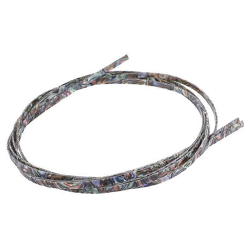 2pcs Abs Guiar Bindung Purfling Strips Trim Inlay Body Project Abalone Shell für Gitarre Bass