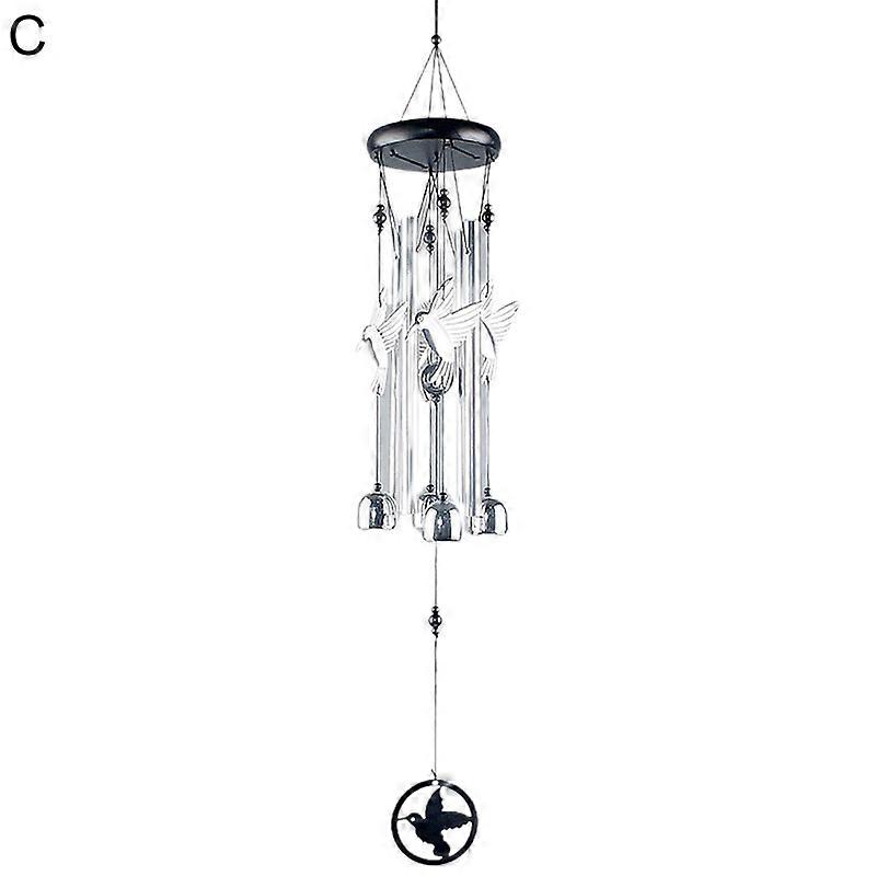 Nice-looking Wind Chime Easy Installation Metal Exquisite Animal Style Hanging Wind Chime for Home