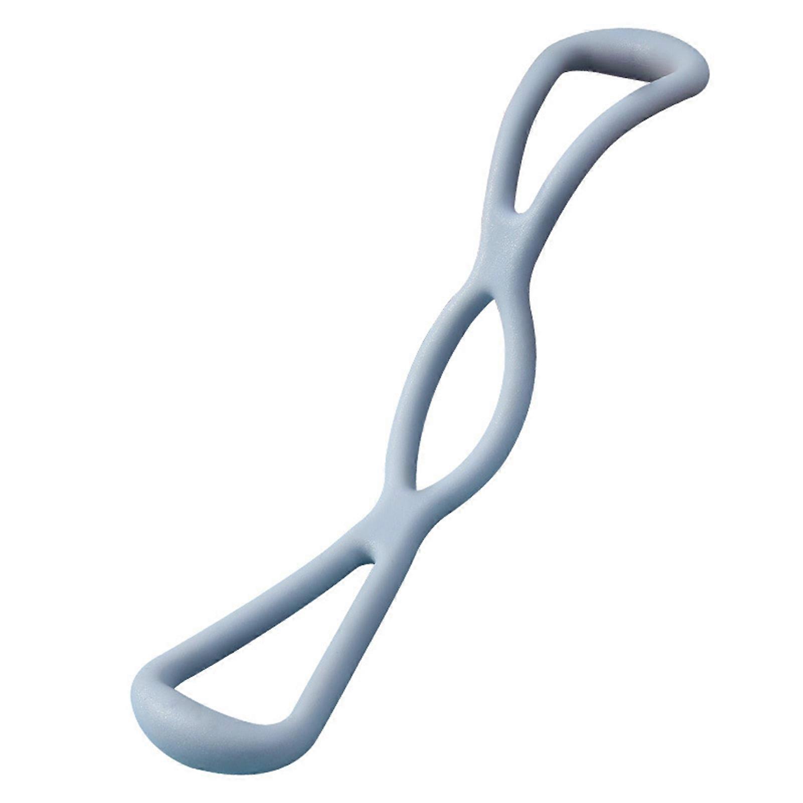 Kaesi Exercise Band Figure 8 Elastic TPR Back Shoulder Neck Stretching Resistance Loop for Home Workout Yoga