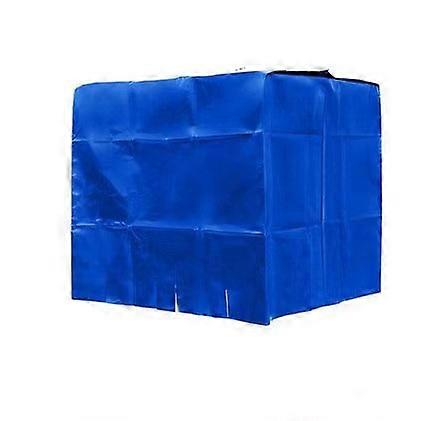 Water tank cover, IBC water tank cover for 1000L tank, protective cover for water tank, dustproof, anti-UV and rainproof, 120x100x116cm (Blue)