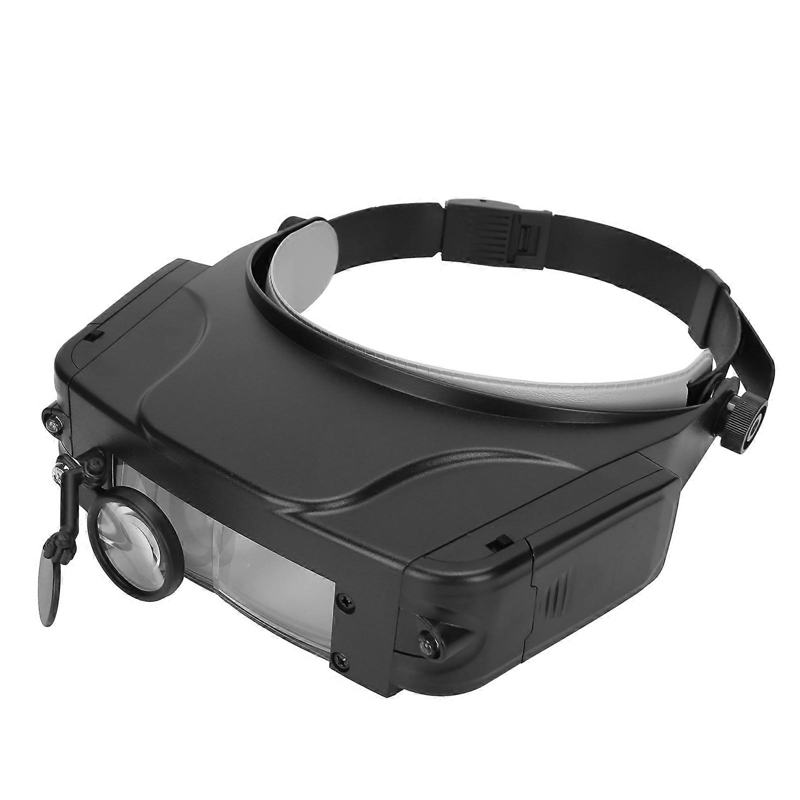 1.5X 3X 9.5X 11X Head Wearing Magnifier Multi Functional LED Magnifying Glass Loupe