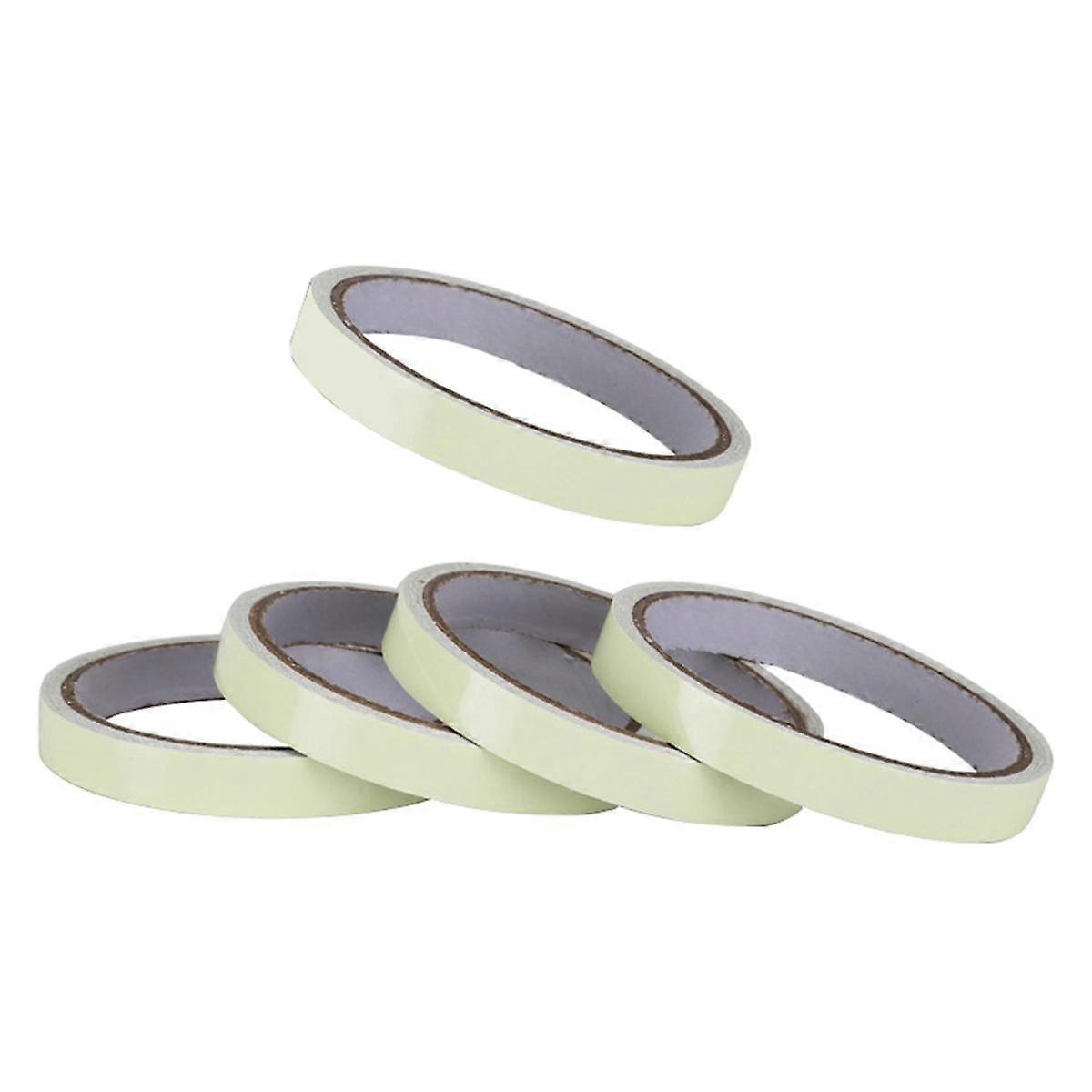 Glow in the Dark Tape Luminous Luminescent Emergency Roll Safety Egress Markers Stairs,Walls Steps