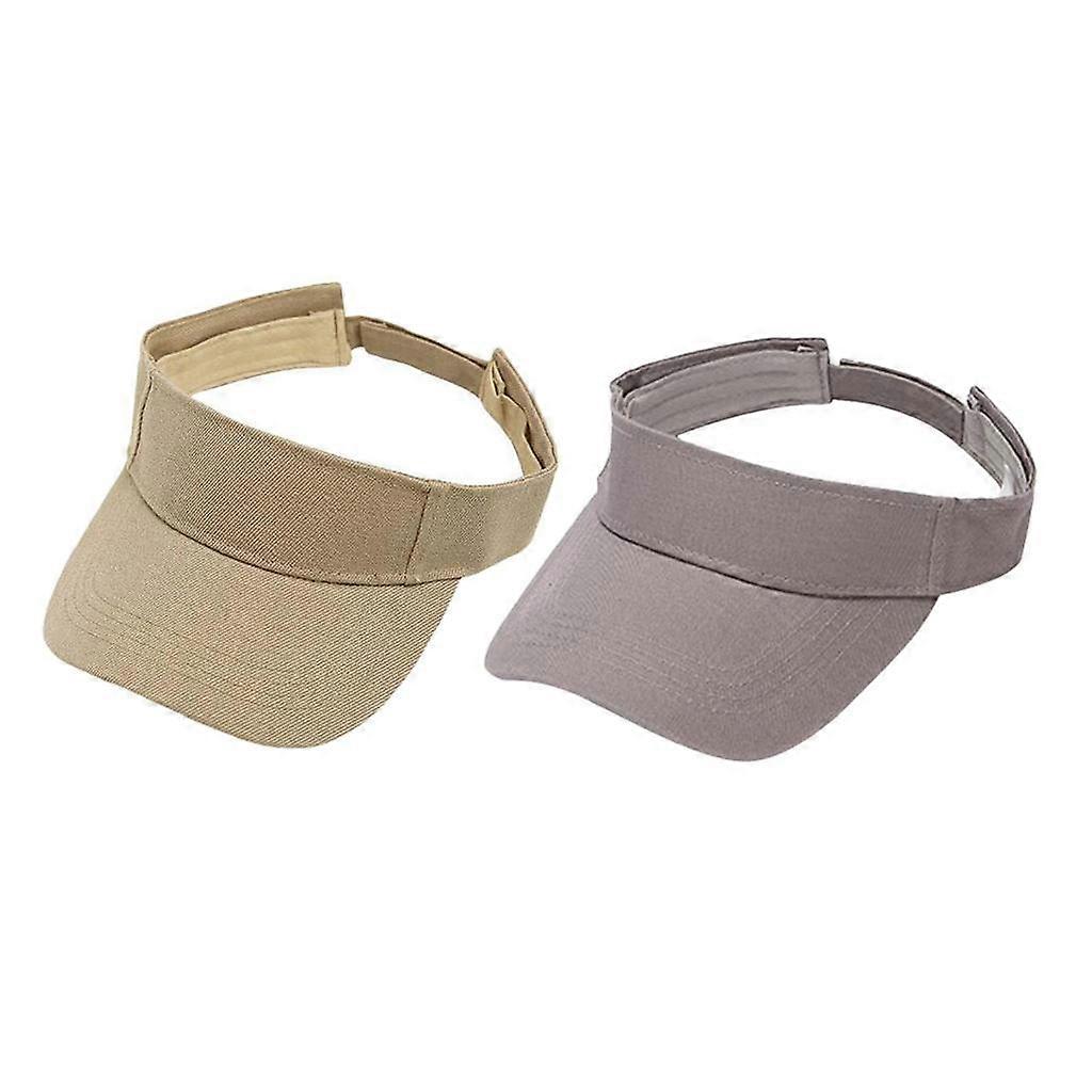 Gorras de Tenis Caqui+Gris