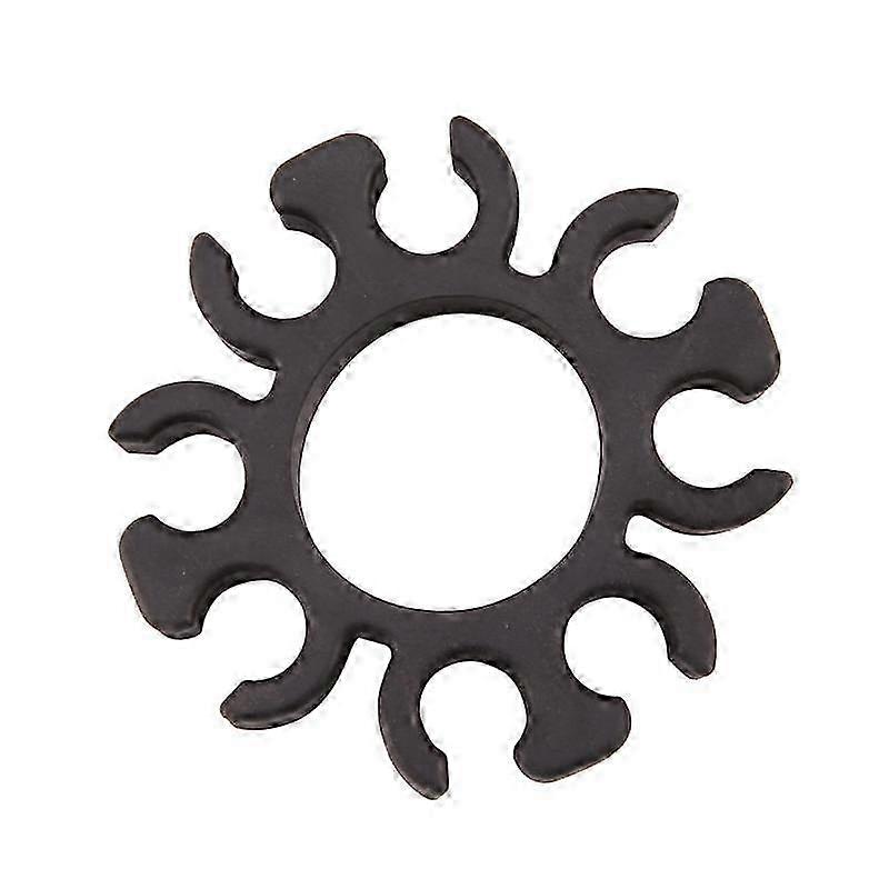 طقم عصا طبل خشبي 5A مع فرشاة طبل معدنية ، مشبك حامل عصا طبل ، طبل أسلاك فولاذية قابل للسحب J