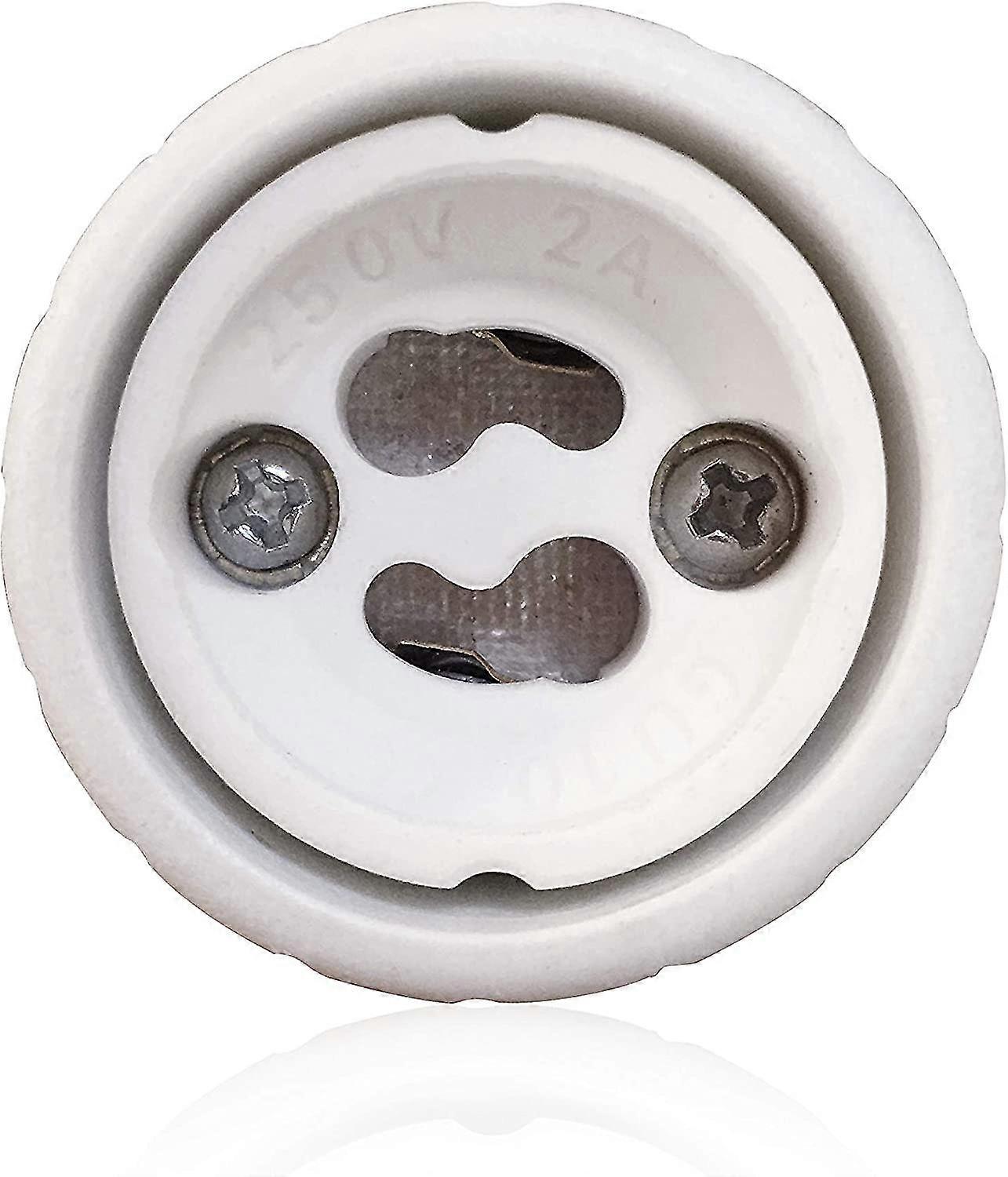 B22 To Gu10 Lamp Base Converter, Bulb Socket Adapter, Heat Resistant Plug, 500w Max Wattage, No Fire Hazard, Up To 220 Degrees (pack Of 2)