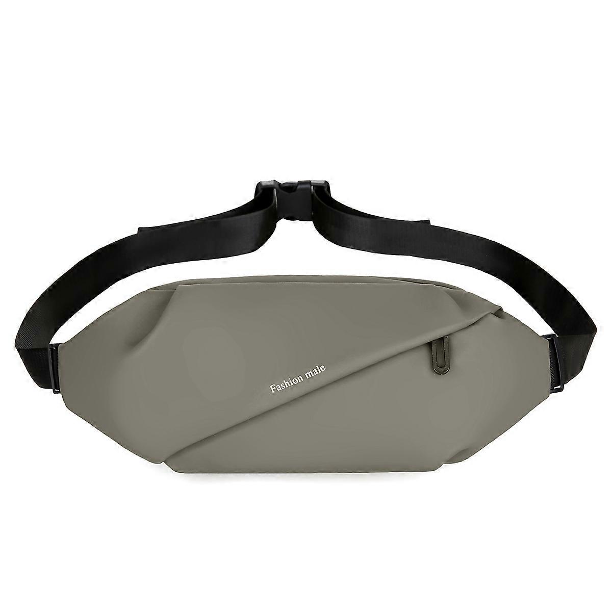 Stroppeveske, fasjonabel crossbody-veske, brystveske for menn, multifunksjonell sykkelskulderveske for kvinner