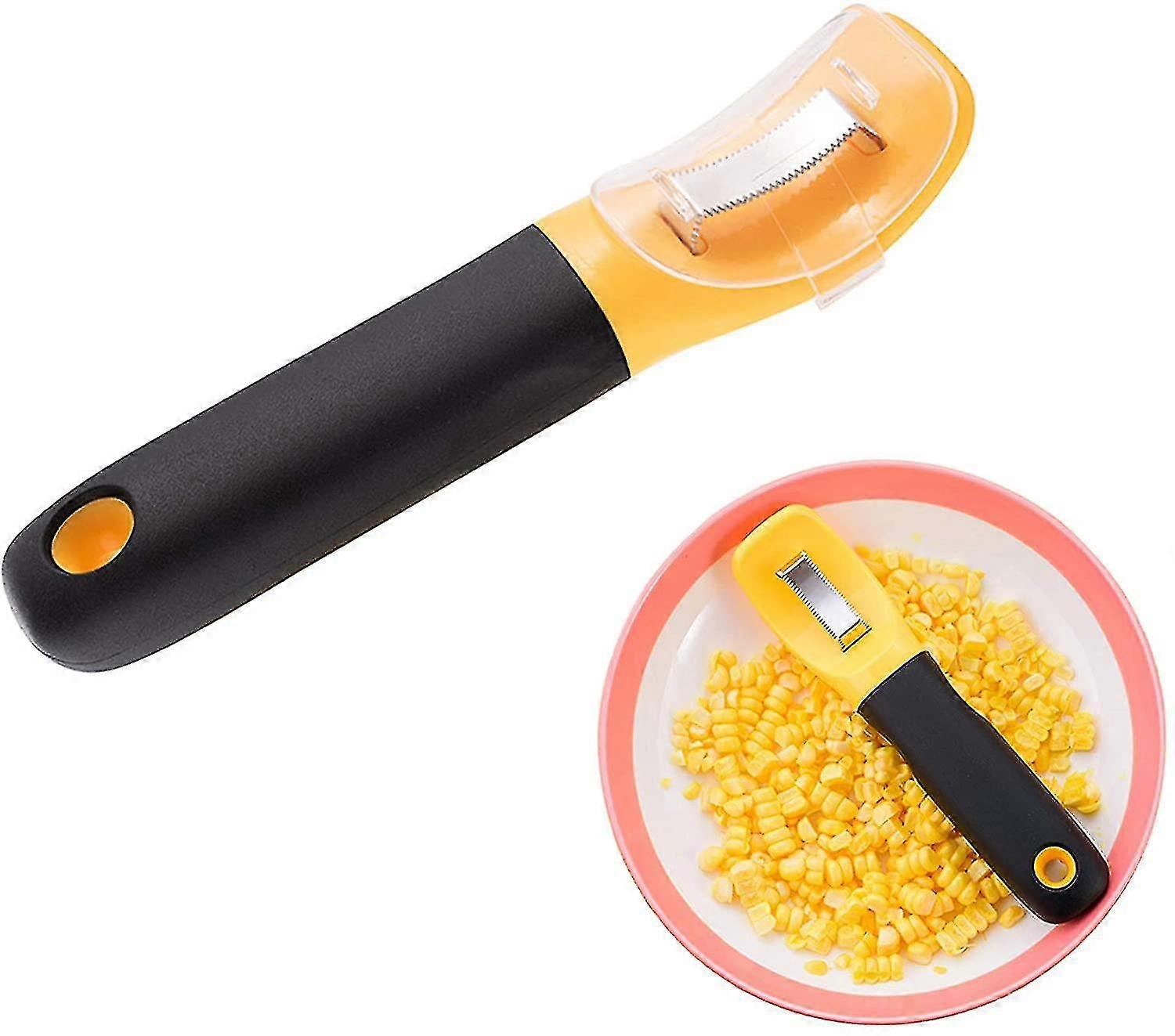 2 Pack Corn Cob Stripper Tool, Professional Corn Sheller Kernel Cutter, Corn Remover Kitchen Tools