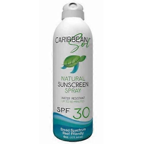 Caribbean Solutions 矿物防晒喷雾 SPF 30,6 盎司