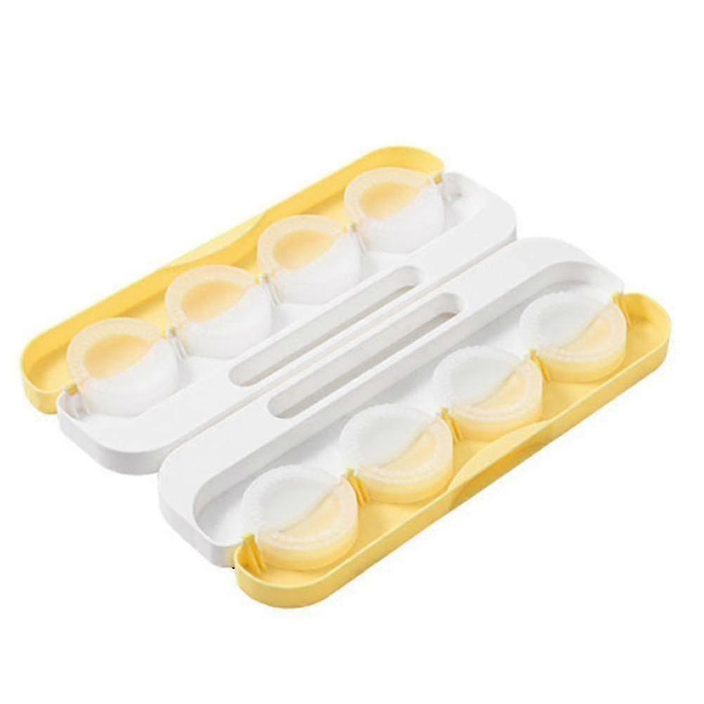 DIY Dumpling Mold Machine Crescent Shape Dumpling Maker, Yellow White