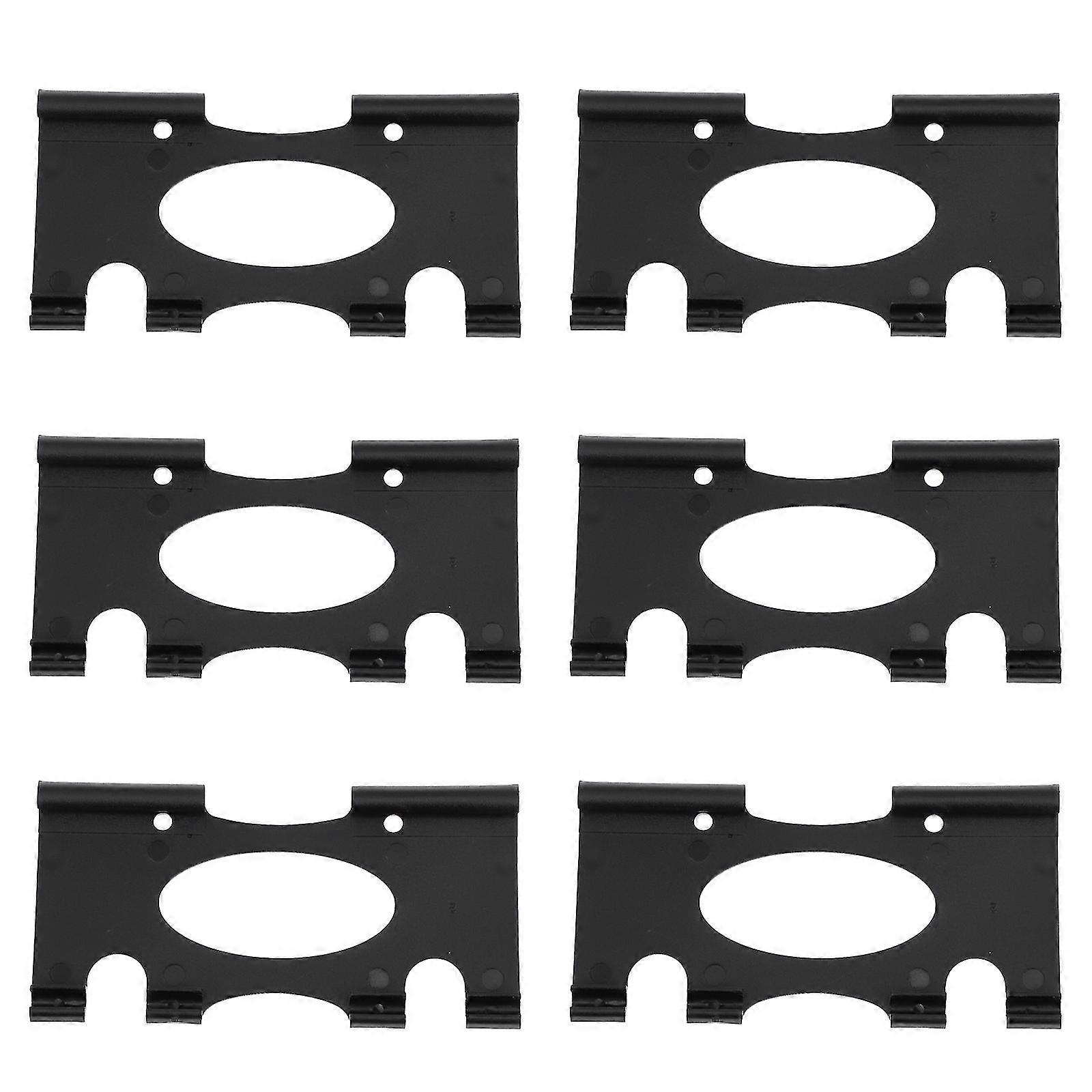 6pcs Kitchen Use Storage Rack Fixing Accessories Storage Shelf Fixed Tools