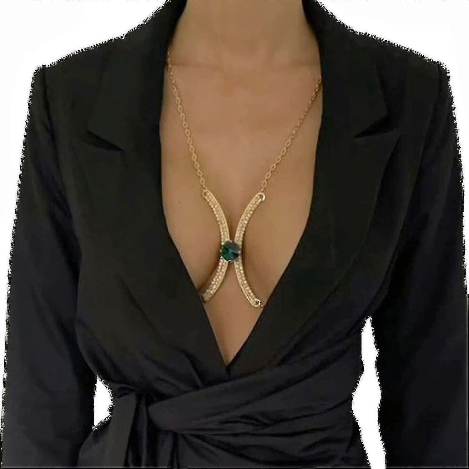 Kropskæde Rhinestone BH Lingeri Kropskæde