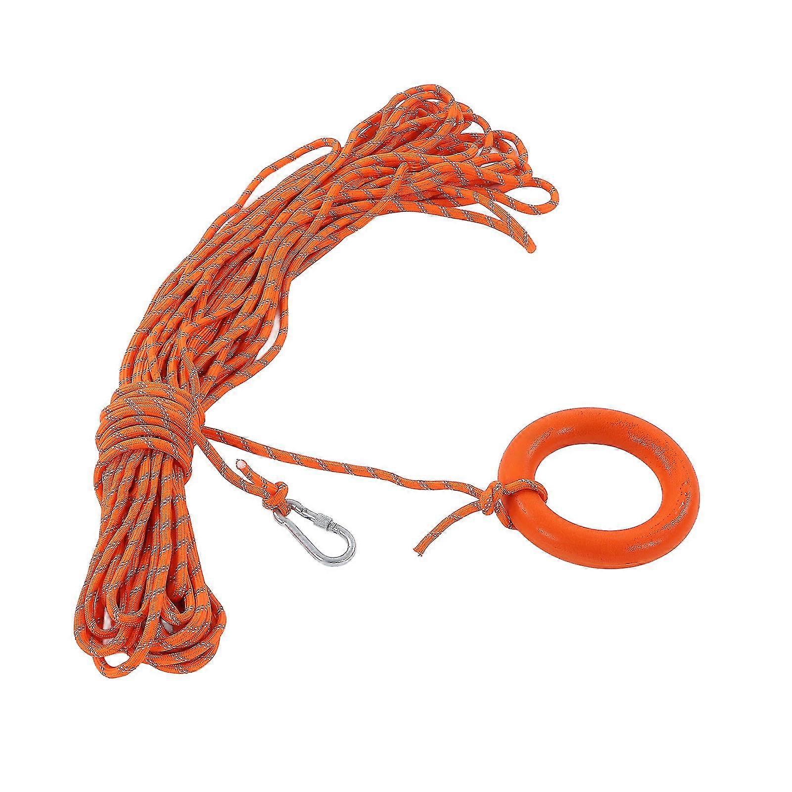 Floating Rope 30 Meter Reflective Lifesaving Throwing Rope for Boating and Swimming Safety