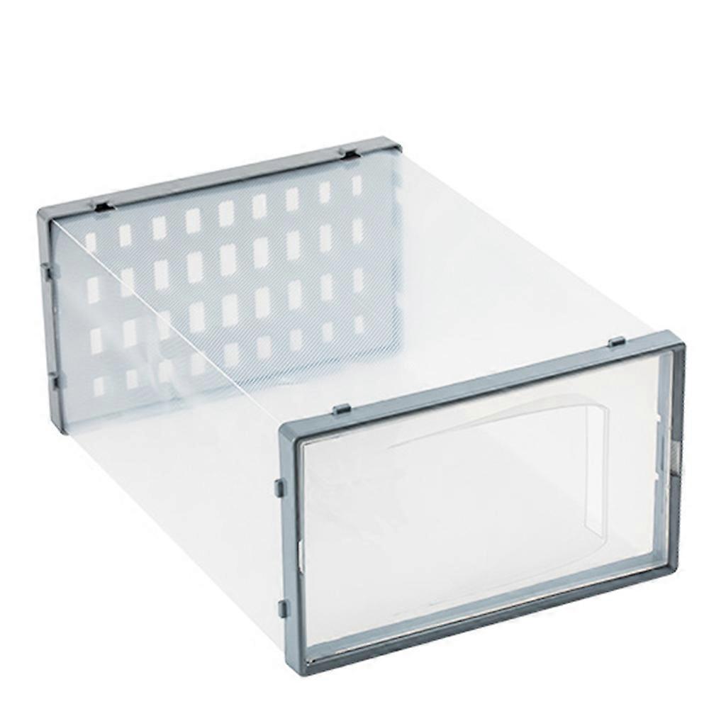 Clear Plastic Shoe Storage Box Thickened Stackable Shoe for Case Organizer Conta
