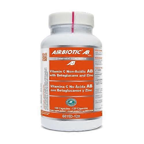 Non-acidic vitamin c with beta-glucans and zinc 120 capsules