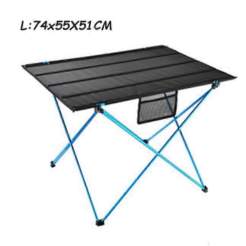 Ultra light foldable table in alloy for the outside, office for camping activity, beach, hiking, climbing, fishing, picnic