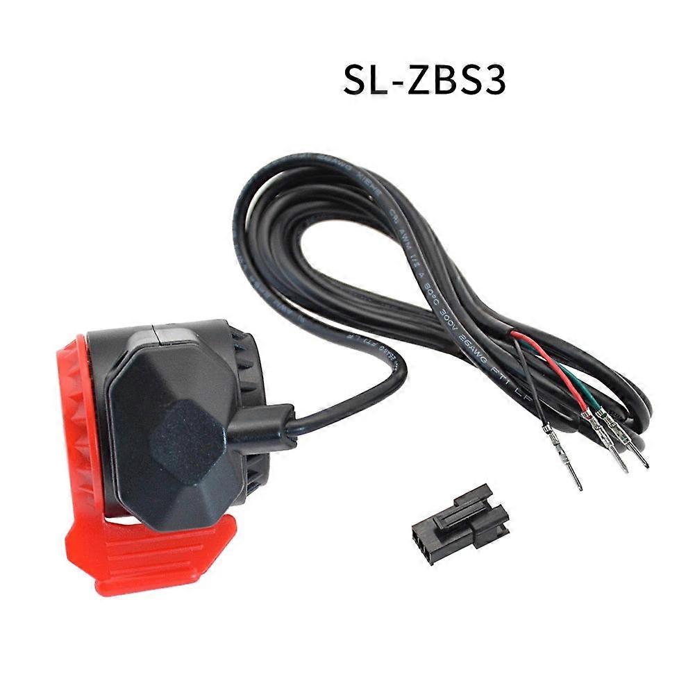EBike Electric Bicycle Left Right Thumb Throttle Scooter Connector Speed Control Dial Brake Thumb Accelerator 168cm Line
