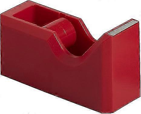 Bunter Schreibtisch-Klebebandspender - Rot