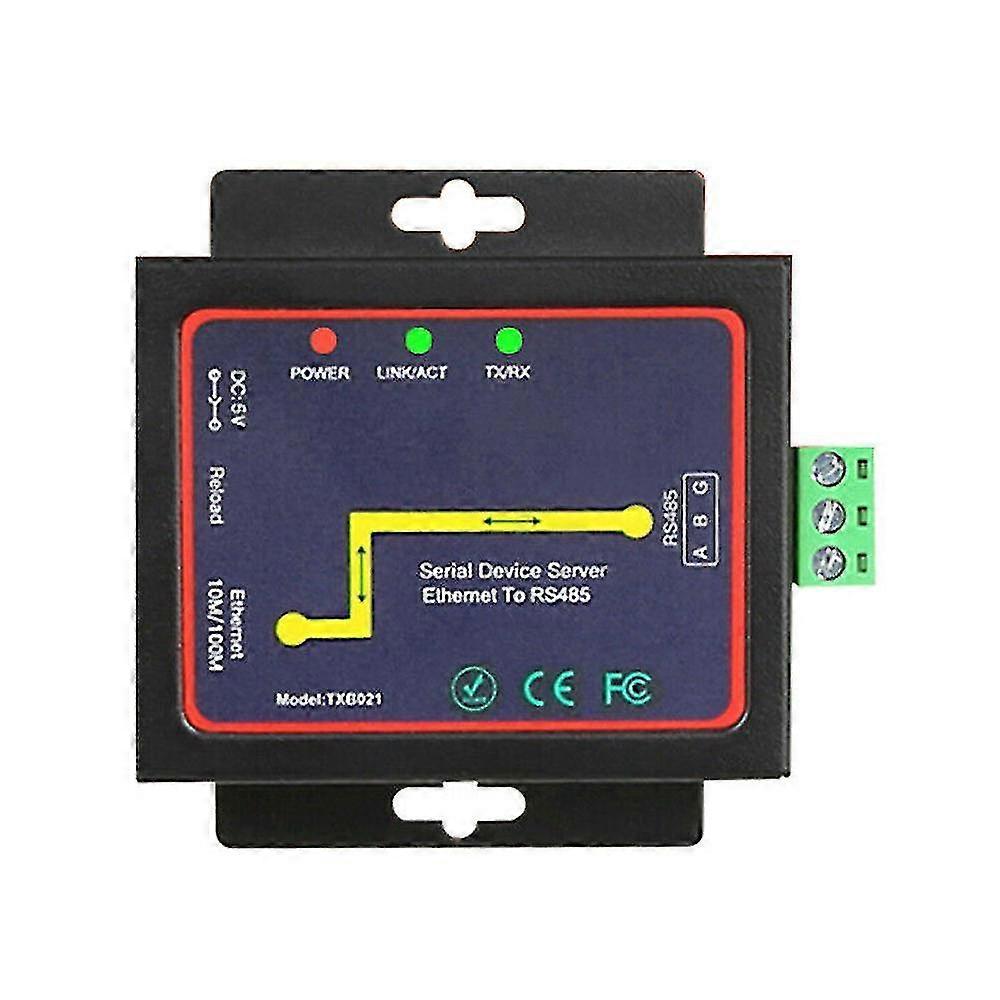 Rs485 zu /ip Konverter Ethernet Server Modul Kommunikationskonverter (EU-Stecker)