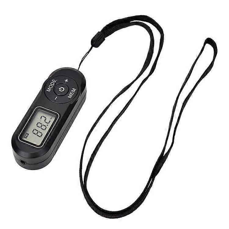 1 Personal Pocket Radio FM Portable Mini Receiver, with LCD Digital Display, Headset, Pocket Walkman Radio with Preset, for Jogging, Walking, Travelin