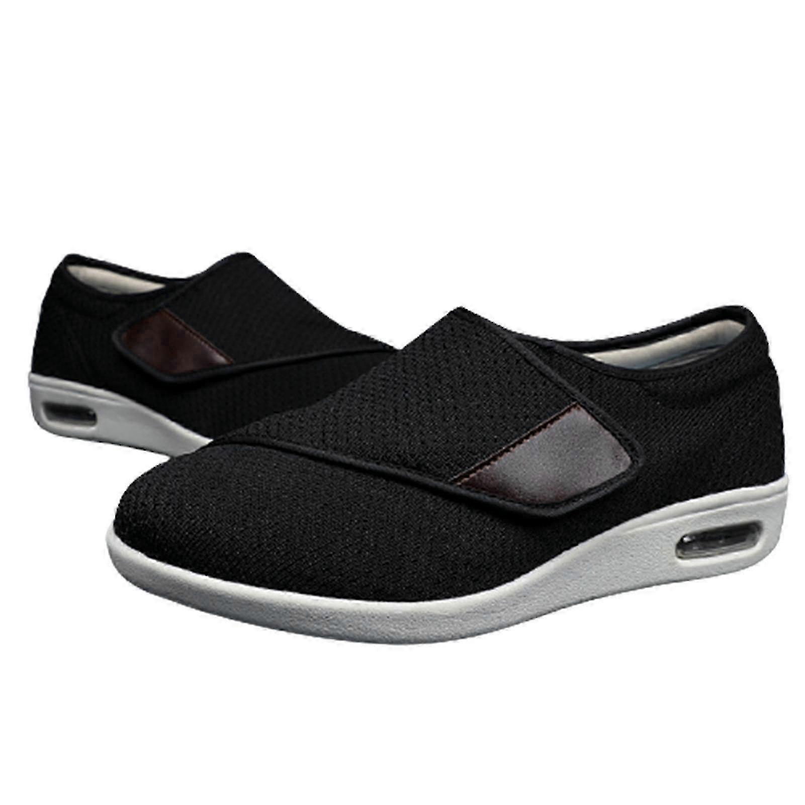 Wide Adjusting Soft Comfortable Shoes Orthopedic Walking Shoes For The Old Breathable Hook-and-loop Hy