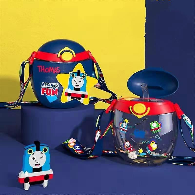 Donut water cup ppsu material straw cup Thomas blue 450ml