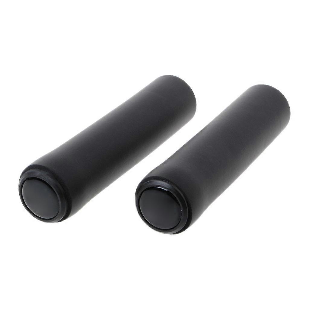 2pcs Soft Silicone Bicycle Handlebar Grips Anti-Slip Strong Support Grips