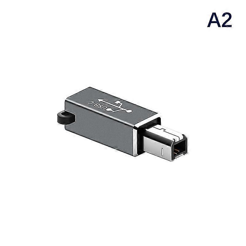 Metal Usb Type C Adapter Plug Connector Data Transfer Adapter For Printer Piano