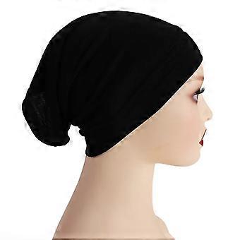 Mulberry Silke Fôret Bonnet Stor Sovehette Hårdeksel Silke Sateng Natthette For Kvinner Krøllete Lang Hårpleie Turban Hat
