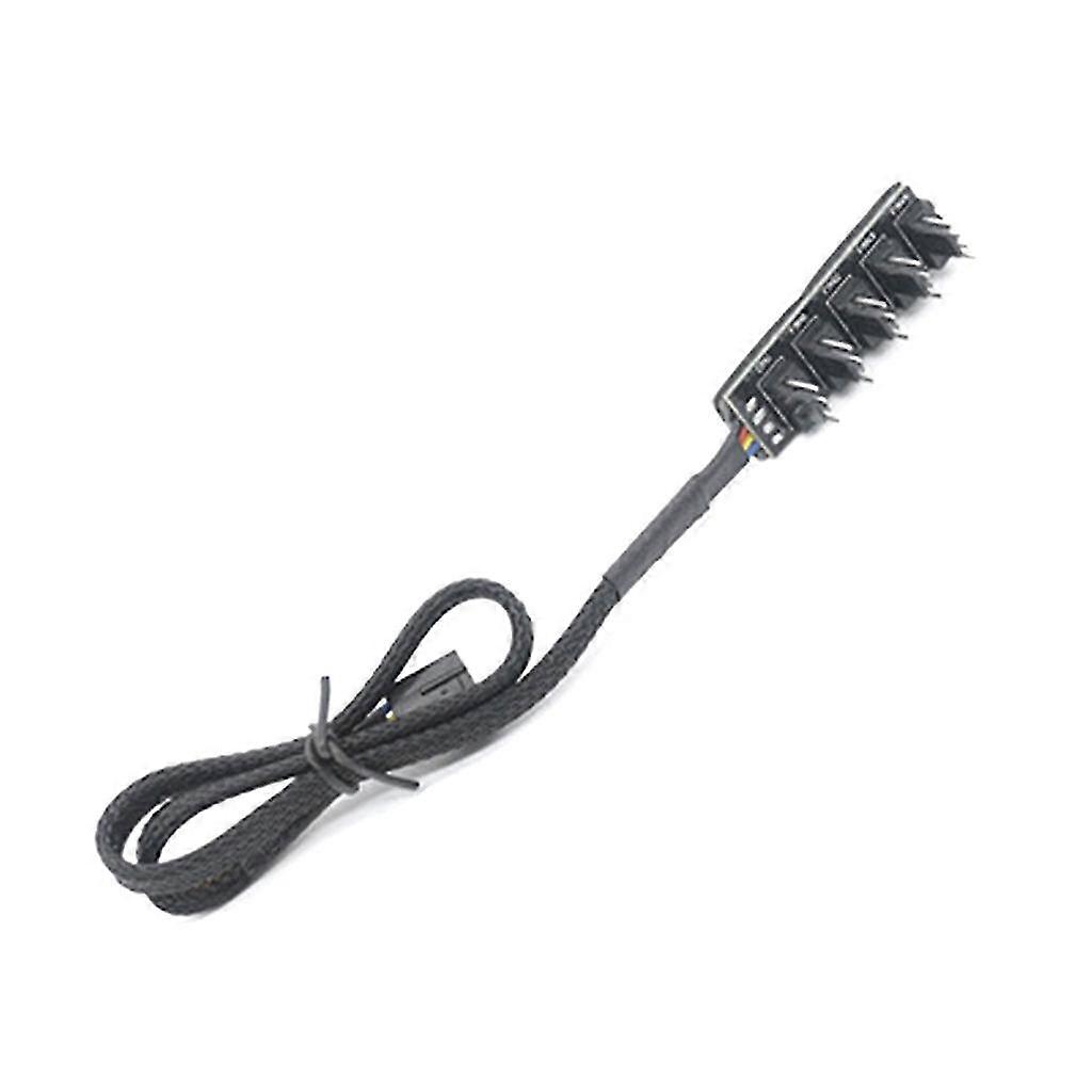 4-pin Pwm Fan Power Supply Cable 1 To 5 Splitter 5 Way Pc Extension Cable