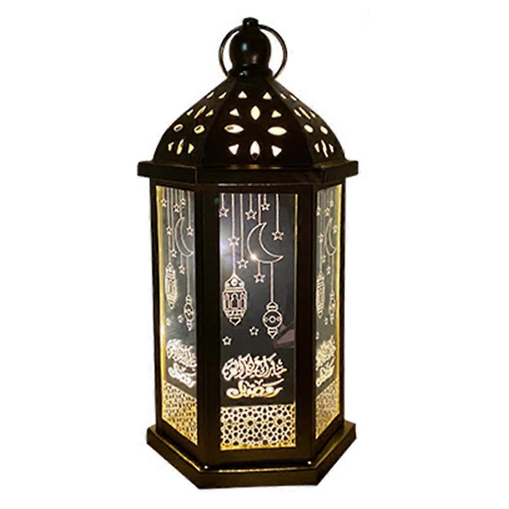  Retro Elegant Ramadan hengende lys Eid Mubarak Element Håndlampe Eid Ramadan