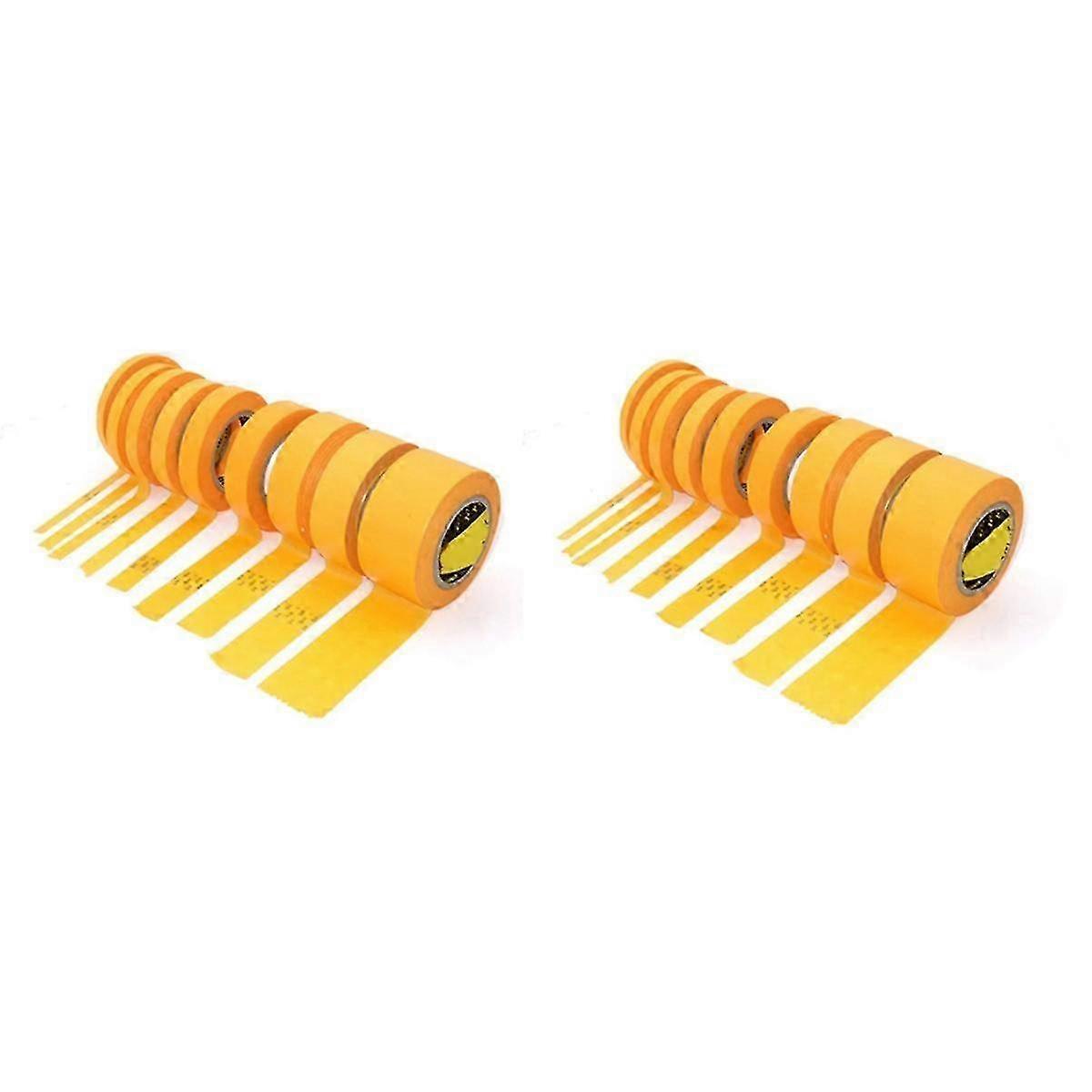 18 Rolls Precision Model Masking Tape Fine Line Diy Cover Tape For Model Hobby Tool Set Width 6/8/1