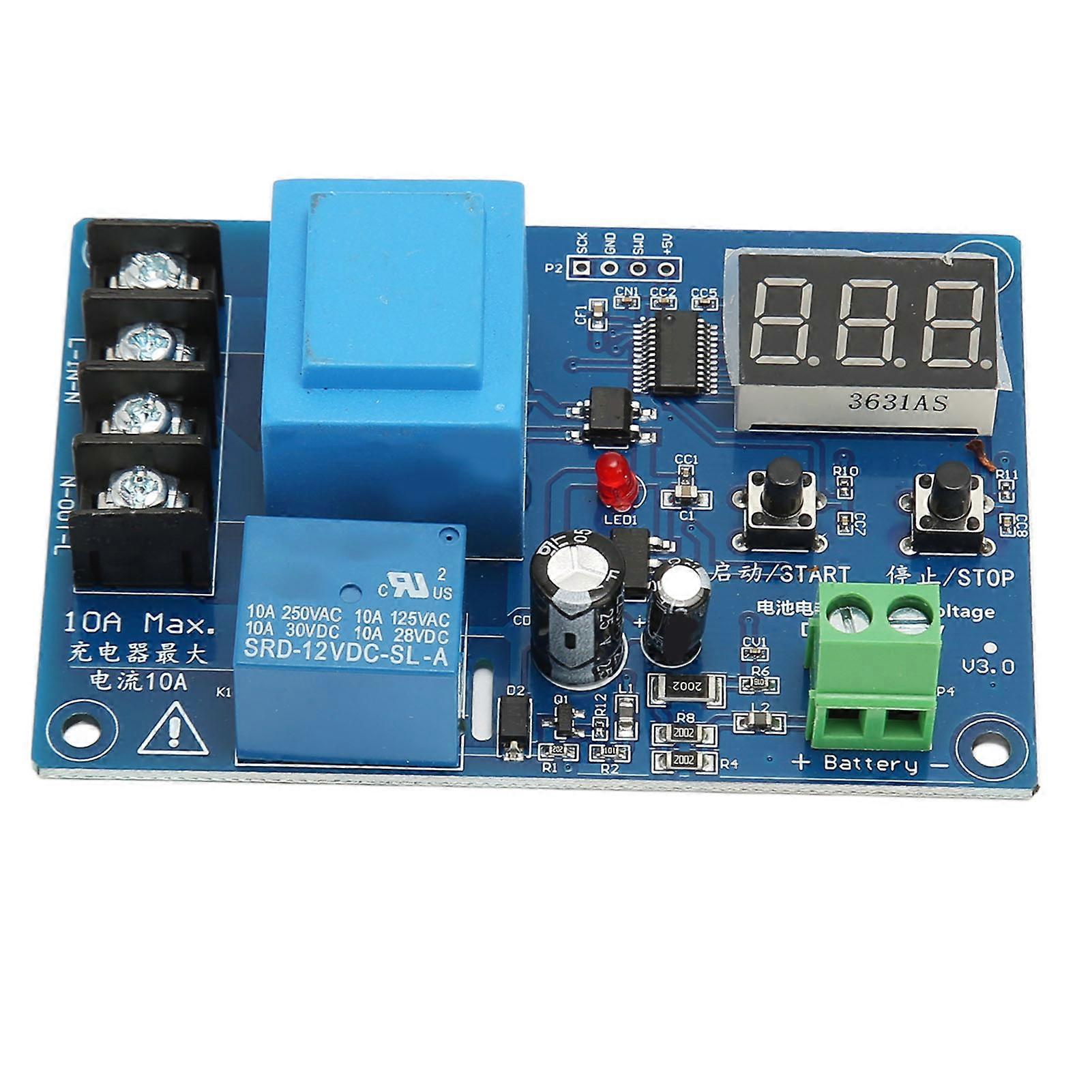 XH M602 Charge Control Module with LED Display for Lithium Battery Protection, 10-30V