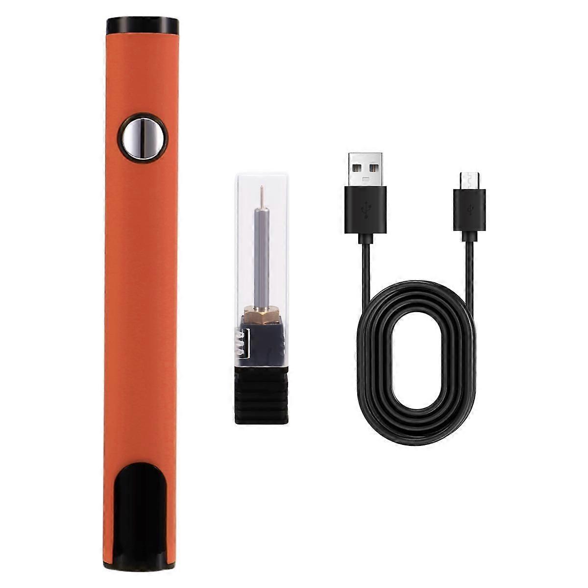 510 Thread Battery Cart Pen Electric Soldering Iron Welding Kit Adjustable Voltage with Hot Thread