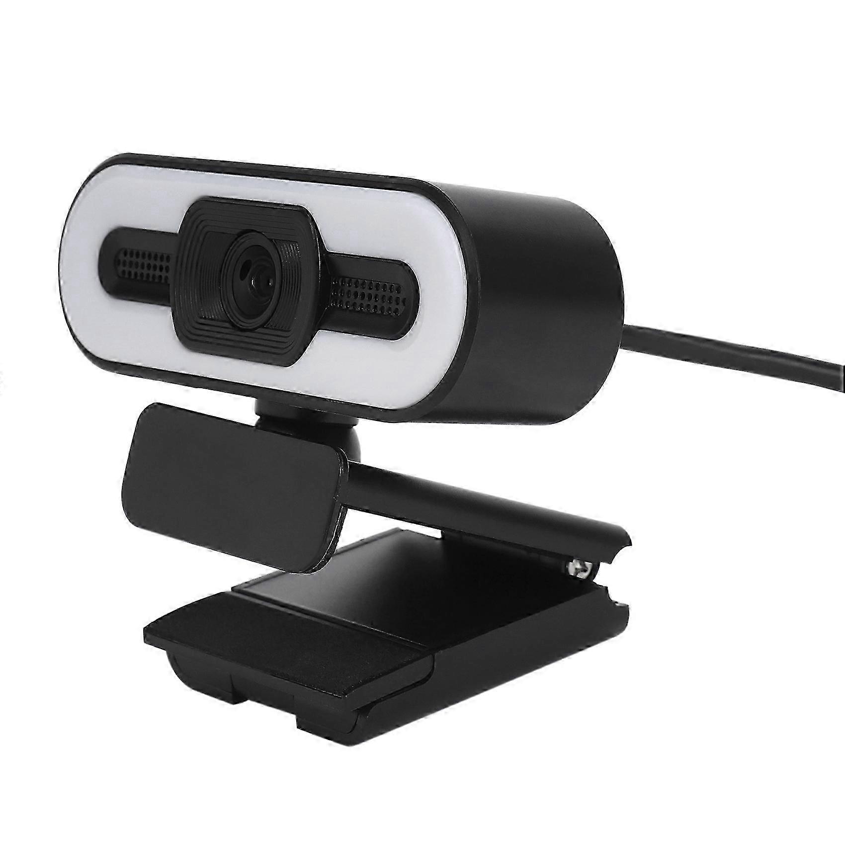 Hd Webcam With Fill Light Rotatable Laptop Web Camera Pc Computer Camera With Microphone For (2k)