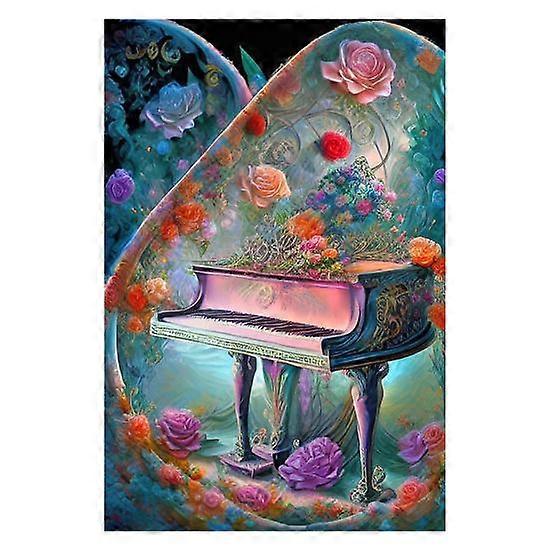 DIY 5D Diamond Art Kit Bookcase Dresser Pattern Enhance Creativity Reduce Stress Cultivate Patience Embroidery Mosaic Cross Stitch Home Decoration